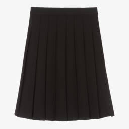Burberry-Girls' Classic Black Checkered Kilt | Childrensalon Outlet