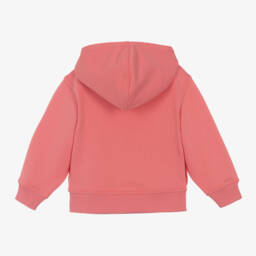Burberry-Розовая хлопковая худи для девочек | Childrensalon Outlet