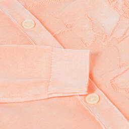 Burberry-Girls Coral Knit Cardigan | Childrensalon Outlet