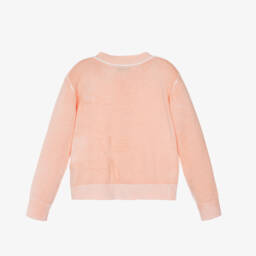 Burberry-Girls Coral Knit Cardigan | Childrensalon Outlet
