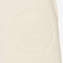 Burberry-Girls Cream Bear Emblem Shorts | Childrensalon Outlet