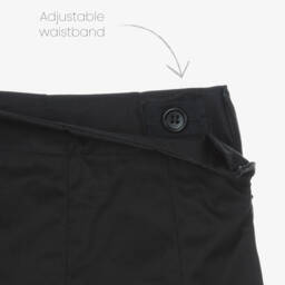 Burberry-تنورة قطنية سوداء أنيقة للبنات | Childrensalon Outlet