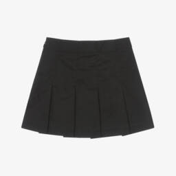 Burberry-تنورة قطنية سوداء أنيقة للبنات | Childrensalon Outlet