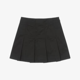 Burberry-تنورة قطنية سوداء أنيقة للبنات | Childrensalon Outlet