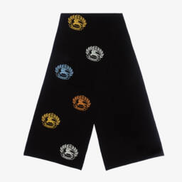 Burberry-Элегантное шерстяное пальто для девочек в цвете эбони | Childrensalon Outlet