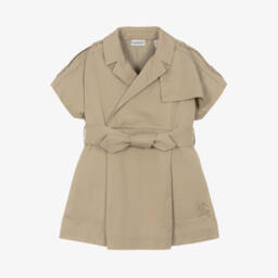 Burberry-Girls Hunter Twill Trench Dress | Childrensalon Outlet