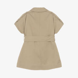 Burberry-Girls Hunter Twill Trench Dress | Childrensalon Outlet