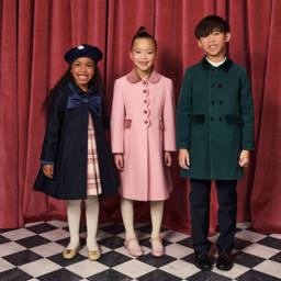 Burberry-أحذية فلات جلدية بلون بيج فاتح للبنات | Childrensalon Outlet