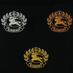 Burberry-Girls Luxurious Black Wool Skirt | Childrensalon Outlet