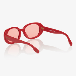 Burberry-نظارات شمسية لون أحمر للبنات | Childrensalon Outlet