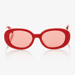 Burberry-نظارات شمسية لون أحمر للبنات | Childrensalon Outlet