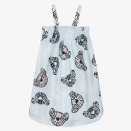 Burberry-Girls Sky Bear Motif Dress | Childrensalon Outlet