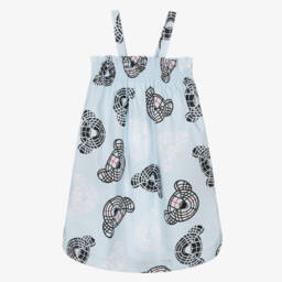 Burberry-Girls Sky Bear Motif Dress | Childrensalon Outlet