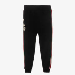 Burberry-بنطلون رياضي وردي زاهي للبنات مع تصميم دب | Childrensalon Outlet