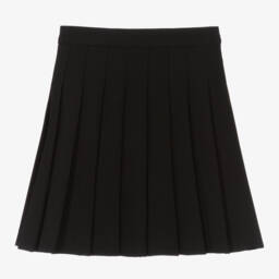 Burberry-Girls Vintage-Inspired Black Check Kilt | Childrensalon Outlet