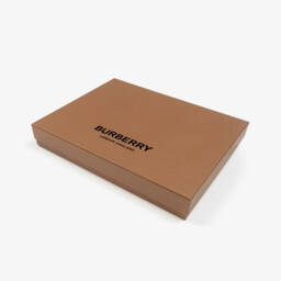 Burberry-Girls White Monogrammed Outfit Set | Childrensalon Outlet