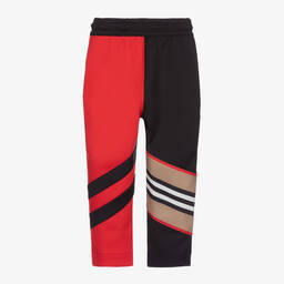 Burberry-Red & Black Joggers | Childrensalon Outlet