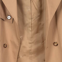 Burberry-Teen Beige Belted Trench Coat | Childrensalon Outlet