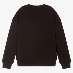 Burberry-Черный свитшот для подростков | Childrensalon Outlet