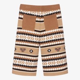 Burberry-Teen Boys Beige Wool Shorts | Childrensalon Outlet