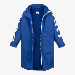 Burberry-Teen Boys Blue Nilsen Coat | Childrensalon Outlet