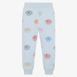 Burberry-Teen Boys Pale Blue Logo Joggers | Childrensalon Outlet