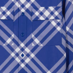 Burberry-قميص قطني بنقشة المربعات للشباب | Childrensalon Outlet