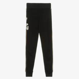 Burberry-Подростковые мягкие бежевые брюки с медведем для мальчиков | Childrensalon Outlet