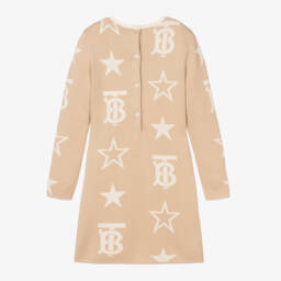 Burberry-Teen Girls Almond Star Knit Dress | Childrensalon Outlet
