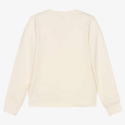 Burberry-Teen Girls Ivory Logo Pullover | Childrensalon Outlet