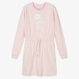 Burberry-Teen Girls Pale Pink Jersey Dress | Childrensalon Outlet