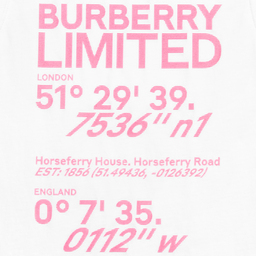 Burberry-Teen Girls White Logo Vest Top | Childrensalon Outlet