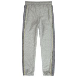Burberry-Teen Grey Logo Joggers | Childrensalon Outlet