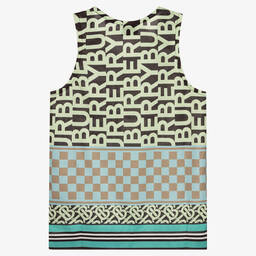 Burberry-Teen Montage Logo Vest Top | Childrensalon Outlet
