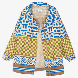 Burberry-Teen Montage Print Hooded Coat | Childrensalon Outlet