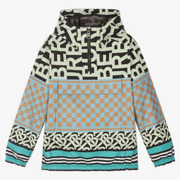 بربري-جاكيت هودي تينز ولادي لون أزرق | Childrensalon Outlet