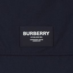 Burberry-Teen Navy Blue Reversible Coat | Childrensalon Outlet
