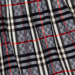 Burberry-Белое платье в клетку для подростков | Childrensalon Outlet