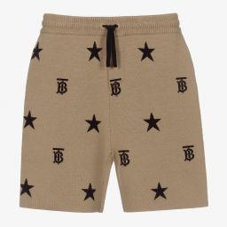 Burberry-Бежевые шерстяные шорты для подростков | Childrensalon Outlet