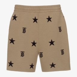 Burberry-Бежевые шерстяные шорты для подростков | Childrensalon Outlet