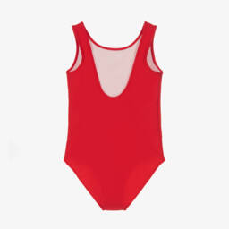Burberry-Teens' Varsity Red Logo Swimwear | Childrensalon Outlet