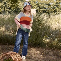 Burberry-Girls Pink Cotton Logo Top | Childrensalon Outlet