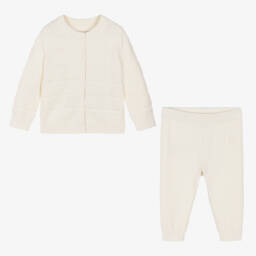 Calvin Klein-Baby Boys Ivory Knit Set | Childrensalon Outlet