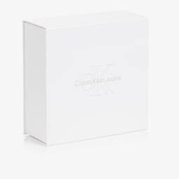 Calvin Klein-Baby Khaki Green Cotton Tracksuit Gift Set | Childrensalon Outlet