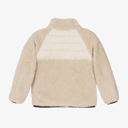 Calvin Klein-Бежевая куртка из плюшевого флиса | Childrensalon Outlet