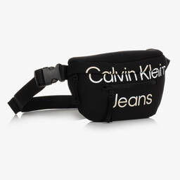 Calvin Klein-Black Belt Bag (22cm) | Childrensalon Outlet