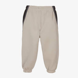 Calvin Klein-Boys Beige Cotton Joggers | Childrensalon Outlet