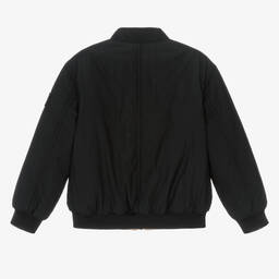 كالفين كلاين-جاكيت بوجهين لون بيج وأسود للأولاد | Childrensalon Outlet