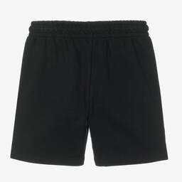 Calvin Klein-Boys Black Cotton Jersey Shorts | Childrensalon Outlet