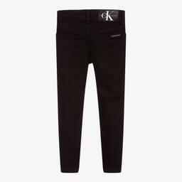 Calvin Klein Jeans-Boys Black Denim Skinny Jeans | Childrensalon Outlet
